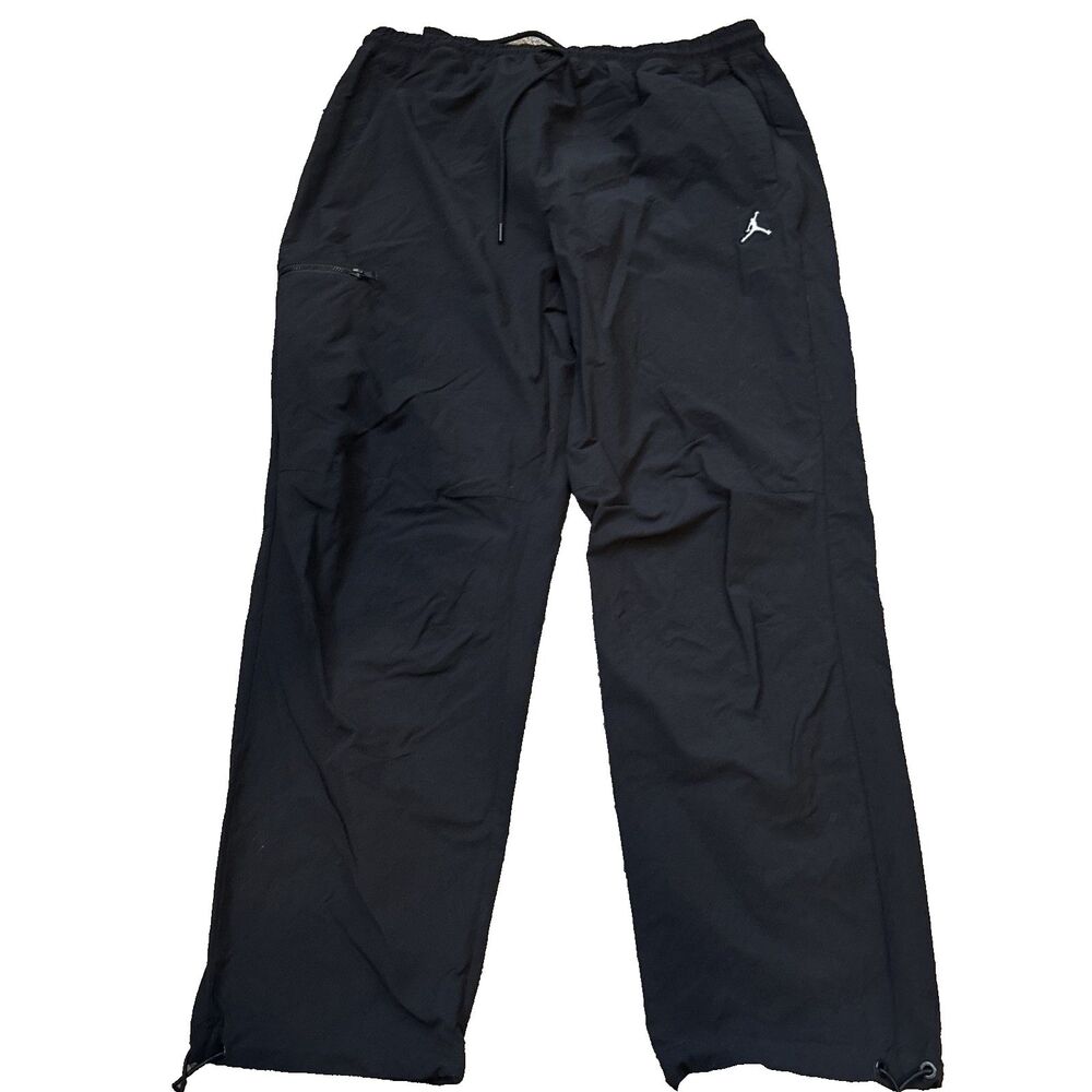 Nike Air Jordan Essentials Woven Pants Mens XXL Black Trousers Basketball DQ7509